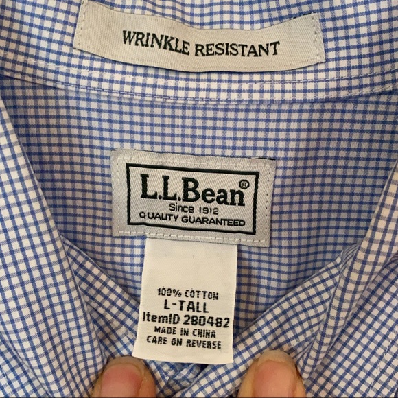 L.L. Bean Casual Shirt Sleeve Button Down - Picture 3 of 3